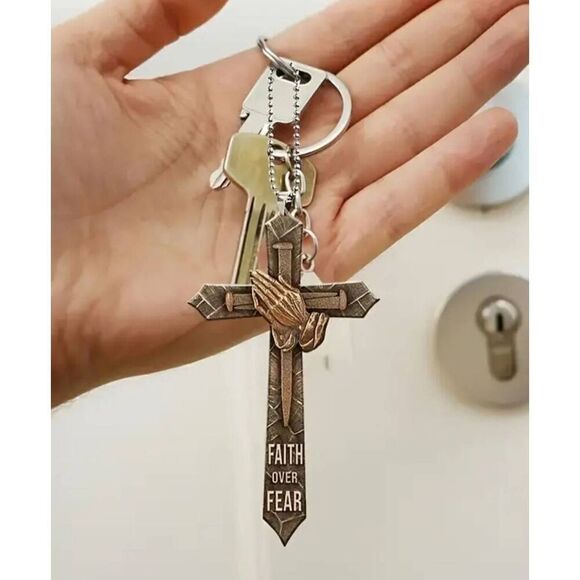 2/$21 Cross Prayer Car Mirror Ornament - Brand New - Picture 6 of 11